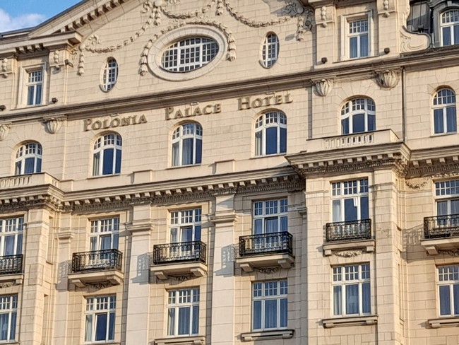 Fasad Hotelu Polonia Palace Warszawa