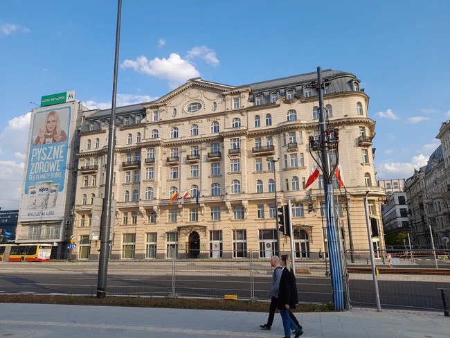 Fasada Hotelu Polonia Palace Warszawa